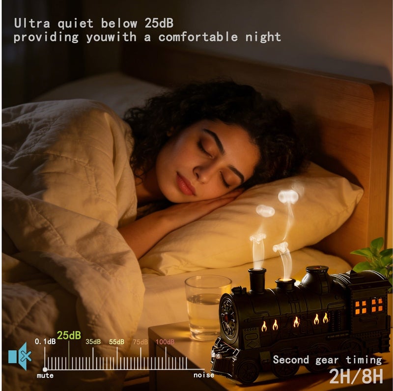 Field air humidifier，Essential Oil Diffuser Aromatherapy Diffuser with remote control 300ml，low noise，Remote control 2H/8H,for homes and bedrooms, meditation and prayer-themed decorative items - Image 3